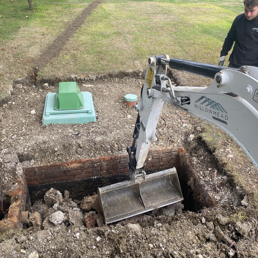 Backfilling the old pit