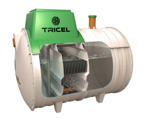 Tricel sewage treatment plant